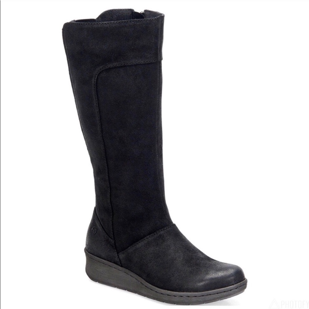 Born Black Branderbu Suede Boots